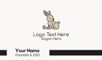 Bunny Egg Minimalist Business Card Image Preview