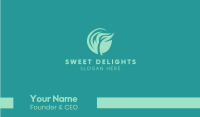 Green Organic Beauty Business Card Image Preview