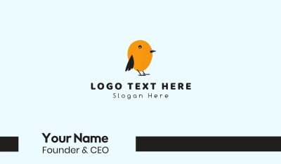Egg Bird Business Card Image Preview