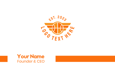Basketball Wing Business Card Image Preview