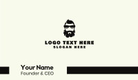 Hipster Beard Business Card Design