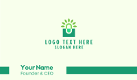 Green Herbal Medicine Business Card Preview