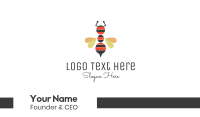 Ant Bee Insect Business Card Design