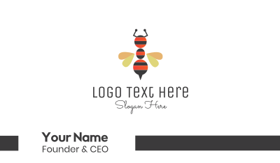 Ant Bee Insect Business Card Image Preview