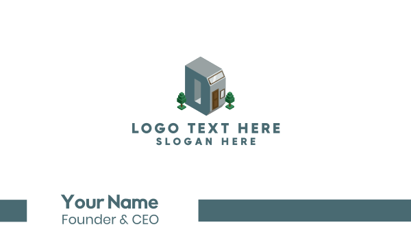 Modern Building Letter D Business Card Design Image Preview