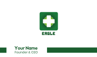 Medical Green Cross App Business Card Image Preview