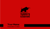 Black Bull Grill Business Card Image Preview