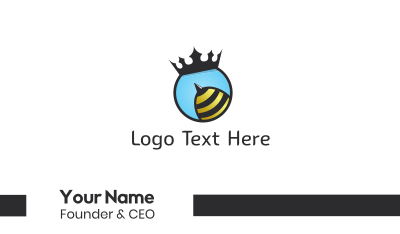 Queen Bee Sting Business Card Image Preview