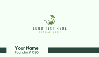 Green Leaf Duck Business Card Image Preview