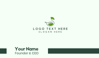 Green Leaf Duck Business Card Preview