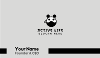 Ninja Panda Bear Business Card Image Preview