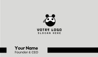 Ninja Panda Bear Business Card Image Preview