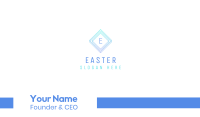 Modern Gradient Stroke Lettermark Business Card Image Preview