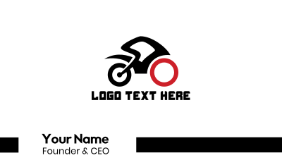 Modern Cyclist Business Card