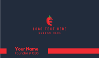 Red Mexican Chili Business Card Design