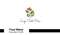Elegant Herb Restaurant Produce Business Card Design