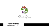 Elegant Herb Restaurant Produce Business Card Image Preview