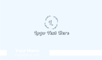 Beauty Spa Letter Business Card Image Preview