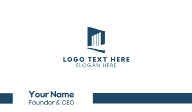 Company Building  Business Card