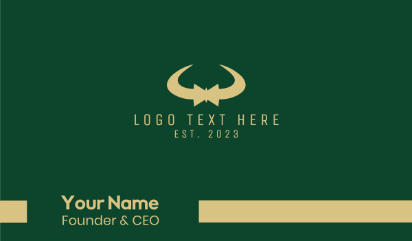 Elegant Bow Tie Business Card | BrandCrowd Business Card Maker