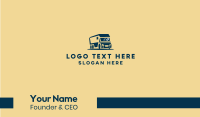 Cargo Delivery Truck Business Card Design