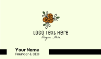 Flower Store Line Art Business Card Image Preview