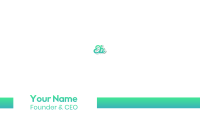 Fresh Cursive Wordmark Text Business Card Image Preview