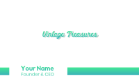 Fresh Cursive Wordmark Text Business Card Image Preview