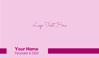 Love Letter Text Font Business Card Image Preview