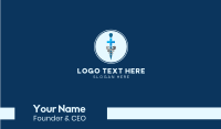 Staff Of Hermes Cross Business Card Preview