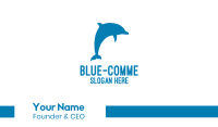 Blue Dolphin Business Card Image Preview