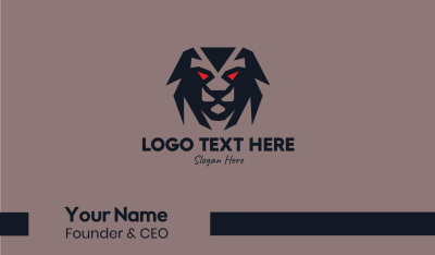 Wild Jungle Cat Business Card Image Preview