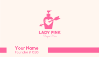 Pink Lovely Lotion Business Card Image Preview