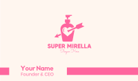 Pink Lovely Lotion Business Card Image Preview