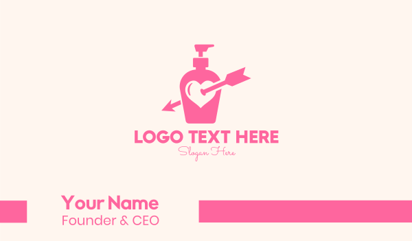 Pink Lovely Lotion Business Card Design Image Preview