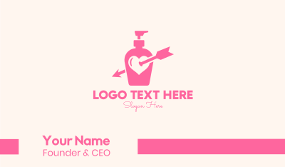 Pink Lovely Lotion Business Card Image Preview