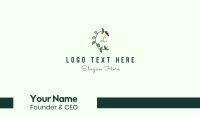 Grapevine Vine Letter Business Card Image Preview