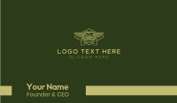 Green Off Road Truck 4WD Business Card Preview