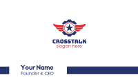 Automotive Gear Wing Star Business Card Image Preview