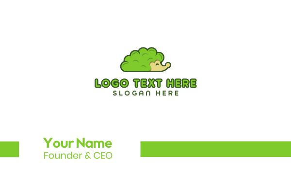 Bush Hedgehog Business Card Design Image Preview