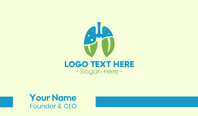 Fresh Breath Lungs Business Card Image Preview