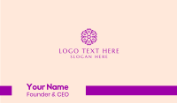 Purple Flower Bloom Business Card Image Preview