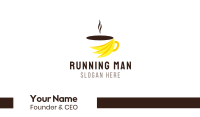 Banana Coffee Business Card Image Preview