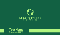 Green Eco Package Business Card Image Preview