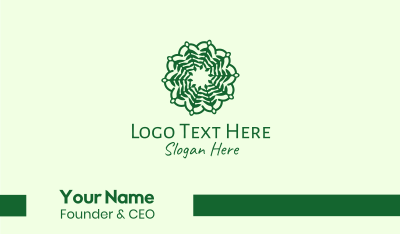 Nature Fern Pattern  Business Card Image Preview