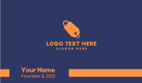 Shopping Price Tag  Business Card Image Preview