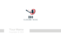 Cricket Bat Player Business Card Image Preview