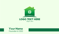 Green Medical Home Business Card Image Preview