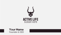 Black Goat Mask Business Card Image Preview