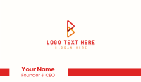 Media Player Business Card Image Preview